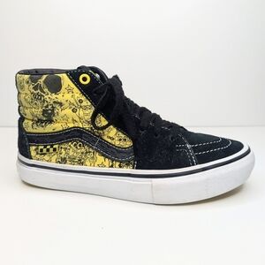 Vans Mike Gigliotti x SpongeBob SquarePants x Skate SK8-HI black yellow size 5
